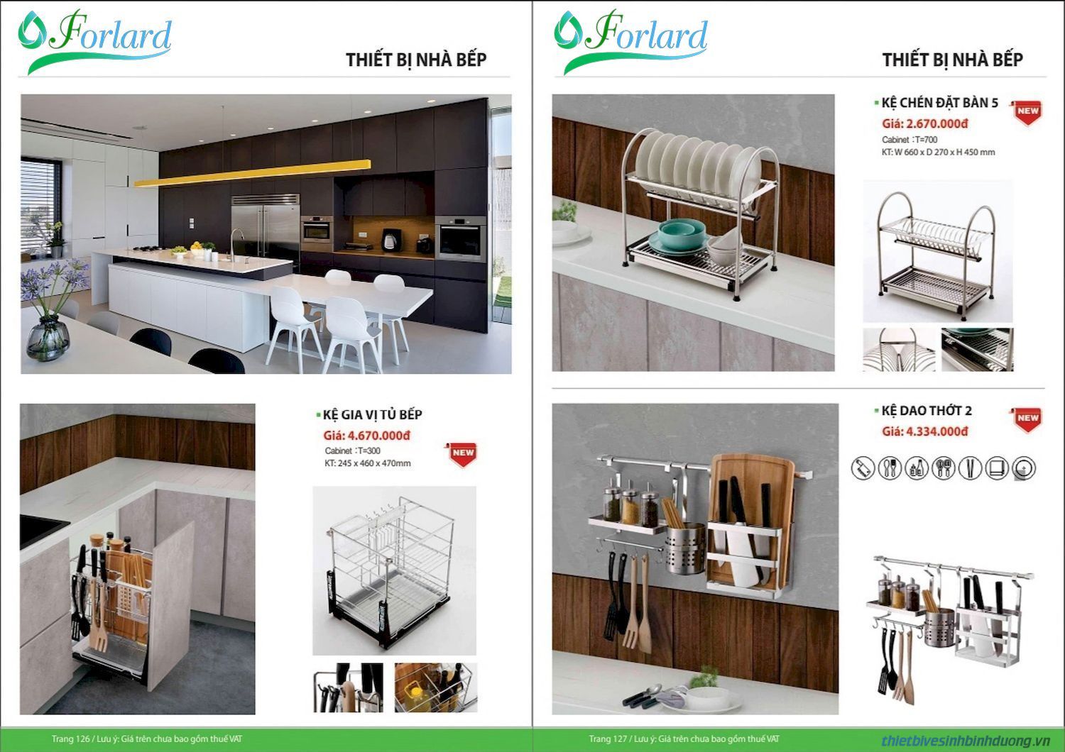 Thiết bị vệ sinh FORLARD Catalogue và Bảng giá mới nhất /Page 63
